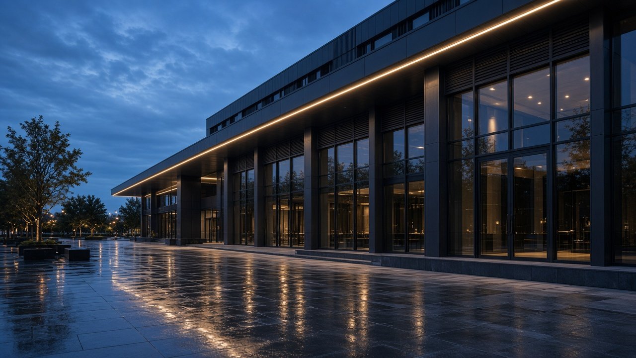 Commercial canopy lighting